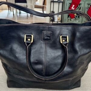 Dooney & Bourke Black Leather Tote